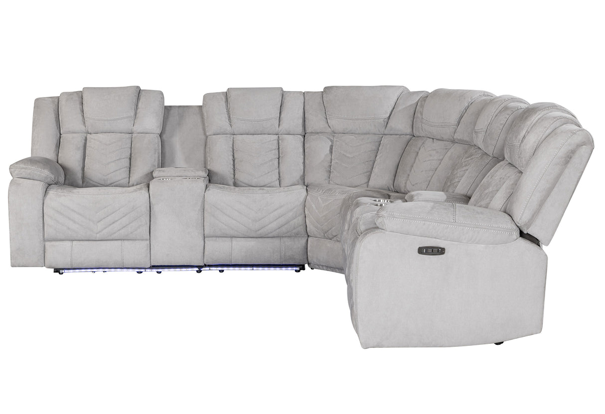 U7068 Ash Sectional | Global Furniture USA