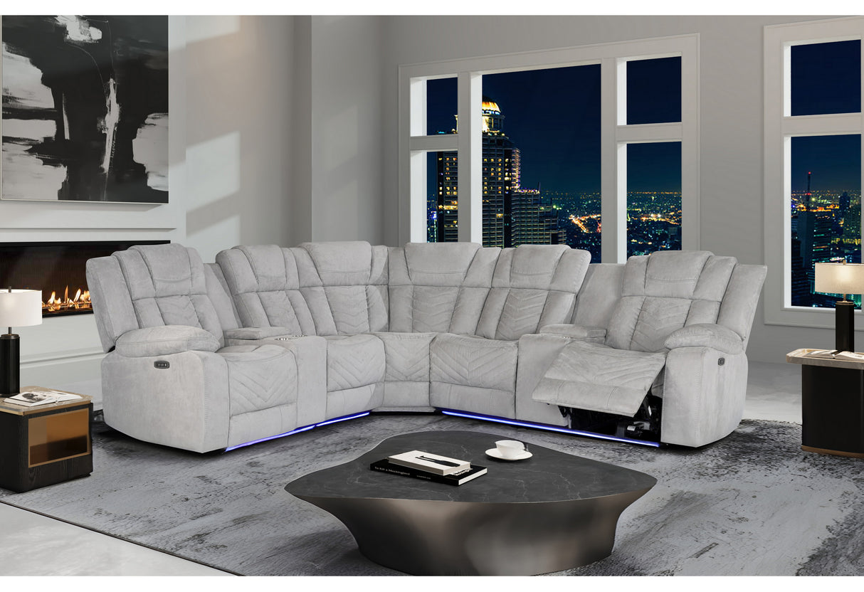 U7068 Ash Sectional | Global Furniture USA