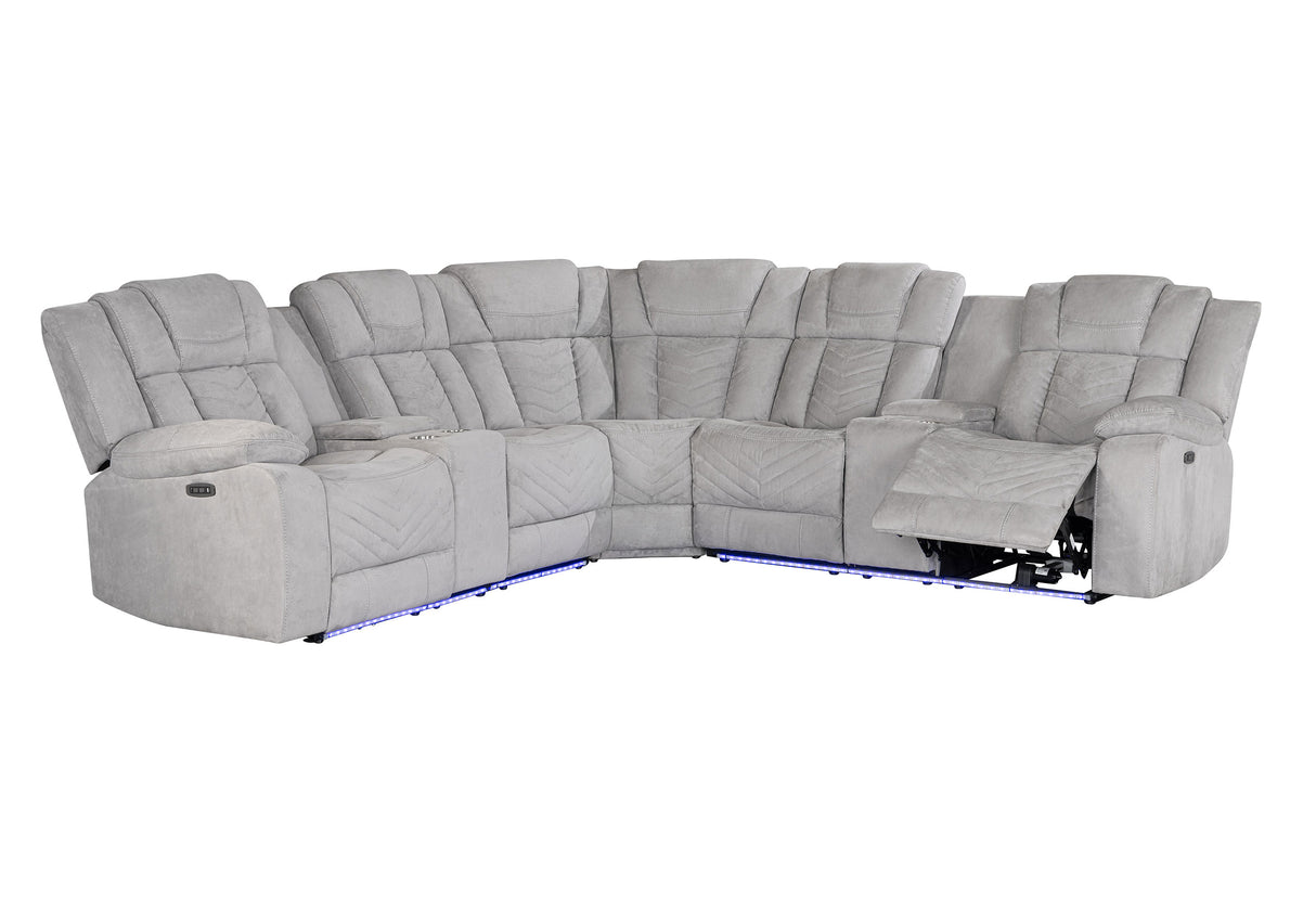 U7068 Ash Sectional | Global Furniture USA