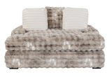 U8292 Grey Lounger Sofa With Usb