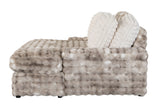 U8292 Grey Lounger Sofa With Usb