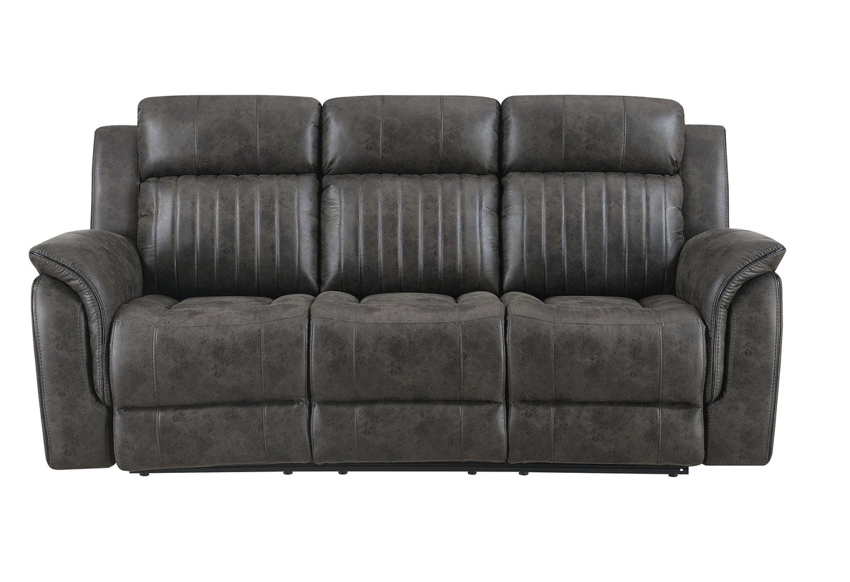 U8517 Grey Reclining Sofa | Global Furniture USA