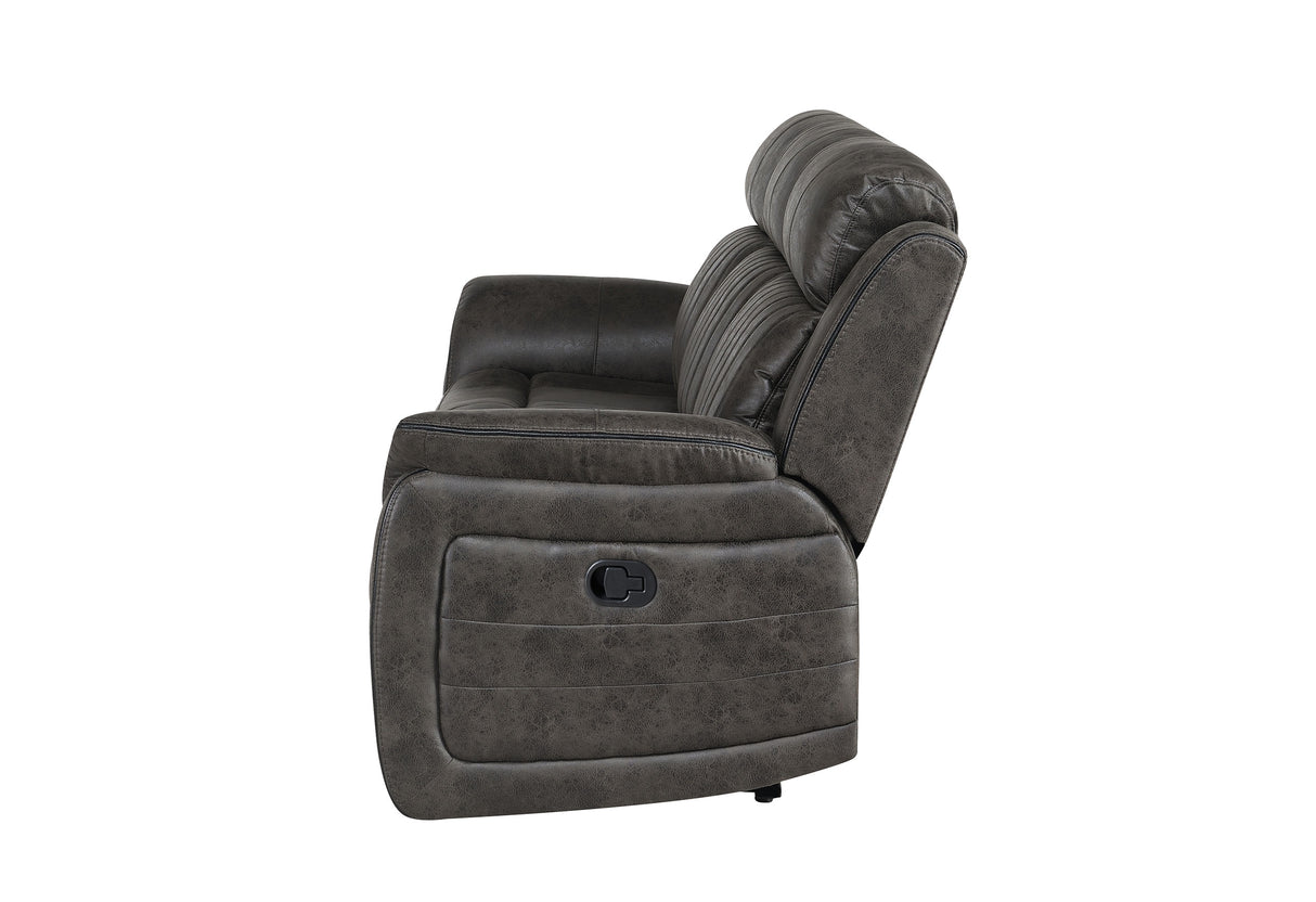 U8517 Grey Reclining Sofa | Global Furniture USA