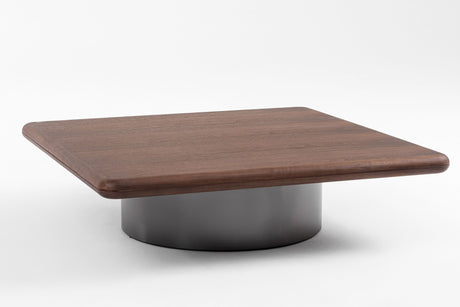 Vig Furniture Modrest Valley - Modern Walnut + Titanium Coffee Table VGIP-ST798-A - Home Elegance USA