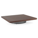 Valley - Modern Walnut + Titanium Low Coffee Table - View Image 1
