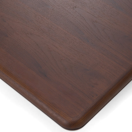 Valley - Modern Walnut + Titanium Low Coffee Table - View Image 1