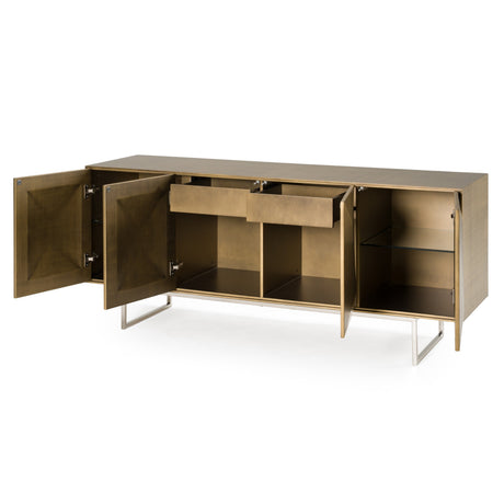 Vanguard - Modern Antique Brass Buffet - View Image 1