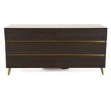Nova Domus Velondra - Modern Eucalypto + Marble Dresser