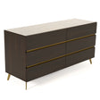 Nova Domus Velondra - Modern Eucalypto + Marble Dresser