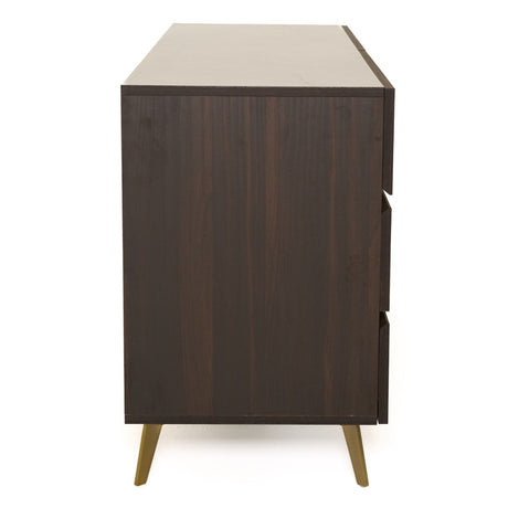 Nova Domus Velondra - Modern Eucalypto + Marble Dresser