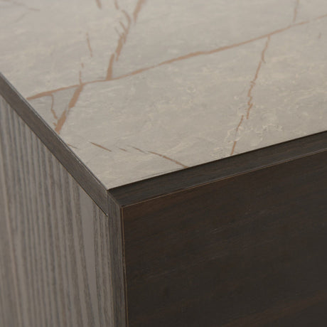 Nova Domus Velondra - Modern Eucalypto + Marble Dresser