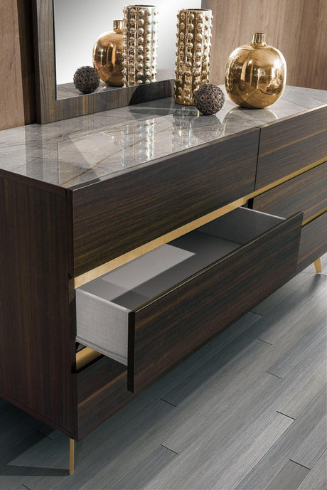 Velondra Modern Eucalypto & Marble Bedroom Set – Italian Design - sold by Home Elegance USA