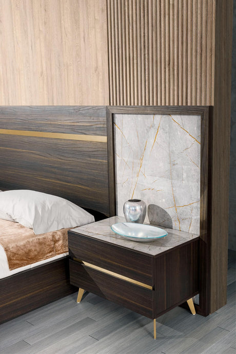 Velondra Modern Eucalypto & Marble Bedroom Set – Italian Design - sold by Home Elegance USA