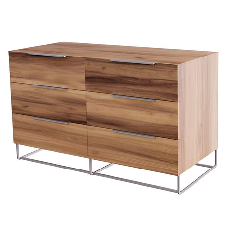 Queen Valhalla + Lorenzo - Modern White Fabric + Light Oak 4-Piece Bedroom Set