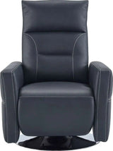 Divani Casa Nashua Modern Blue Leatherette Recliner Chair Vgmb - R079 - Blu - VGMB - R079 - BLU - Home Elegance USA - 1