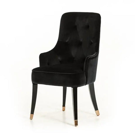 A&X Larissa Modern Black Fabric Dining Chair Vguncc016 - Blk - VGUNCC016 - BLK - Home Elegance USA - 1