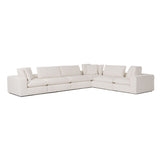Divani Casa Vicki - Modern Off-White Fabric Modular Sectional Sofa - Home Elegance USA