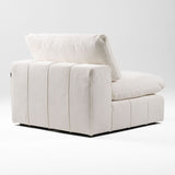 Divani Casa Vicki - Modern Off-White Fabric Modular Sectional Sofa - Home Elegance USA