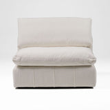 Divani Casa Vicki - Modern Off-White Fabric Modular Sectional Sofa - Home Elegance USA