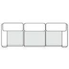Vicki - Modern Grey Fabric Modular Sectional Sofa-3-Piece Sectional - View Image 1