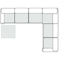 Vicki - Modern Grey Fabric Modular Sectional Sofa-7-Piece Sectional - View Image 1