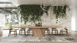 Nova Domus Victoria - Italian Modern Walnut Caracalla Extendable Dining Table