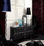 Black Crocodile Lacquer Entertainment Center Vgunak538-180