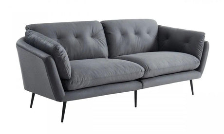 Divani Casa Cody Modern Grey Fabric Sofa Vghcjym2013-Grey