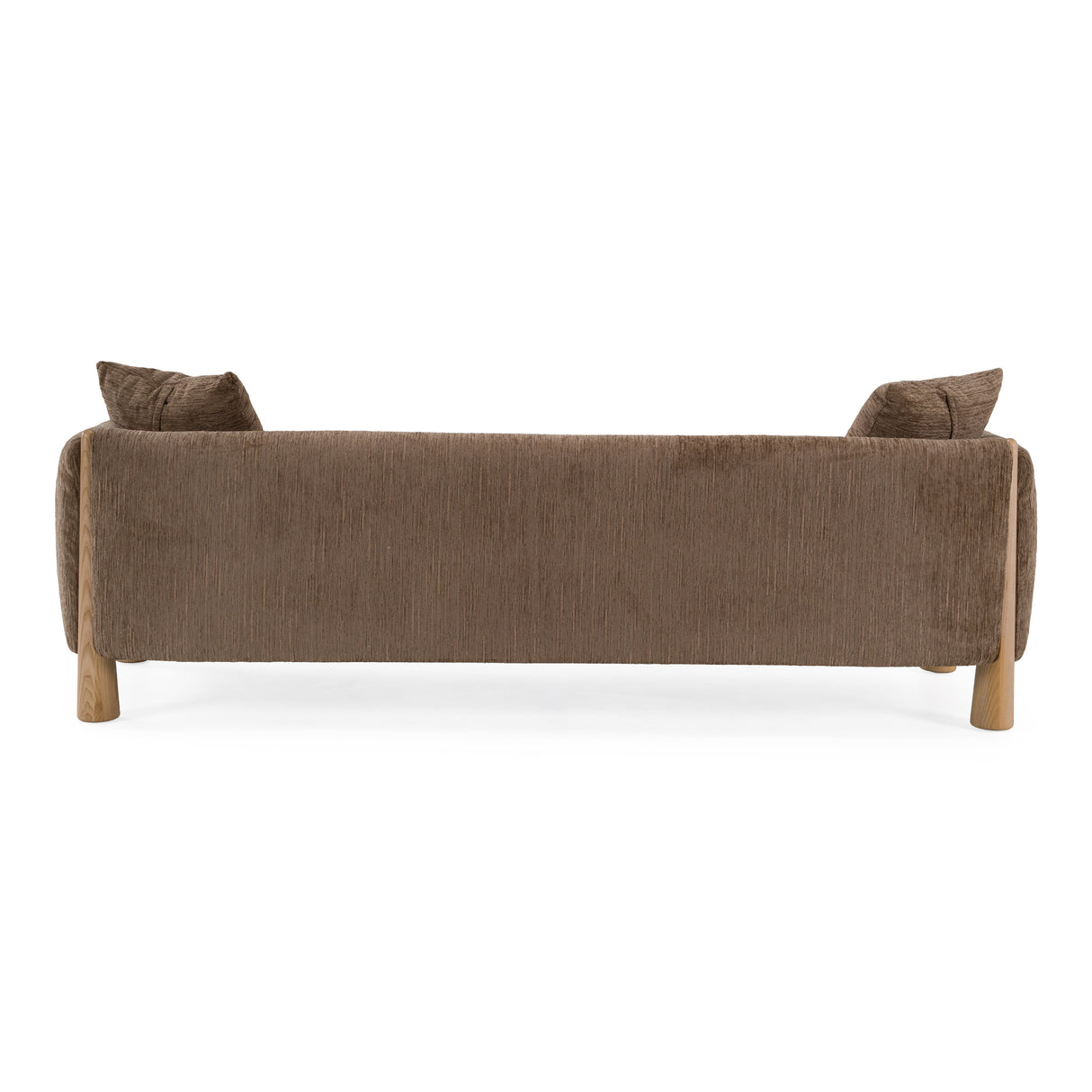 Voight - Contemporary Brown Fabric Sofa - View Image 1