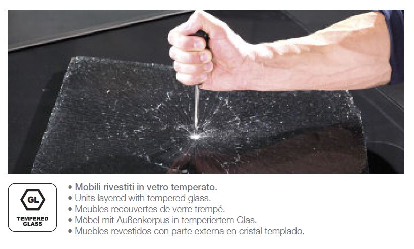 MO-USA2 Modena Grey TV Entertainment System Made In Italy - View Image 1