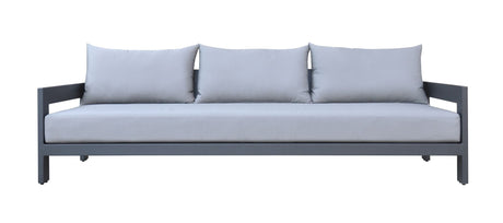 VIG Furniture - Renava Wake Modern Outdoor Sofa - VGGEMONTALK-GREY-S Charcoal