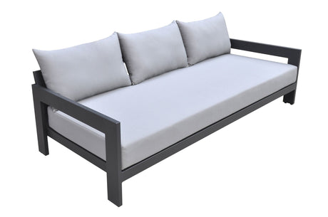 VIG Furniture - Renava Wake Modern Outdoor Sofa - VGGEMONTALK-GREY-S Charcoal
