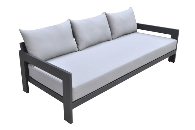 VIG Furniture - Renava Wake Modern Outdoor Sofa - VGGEMONTALK-GREY-S Charcoal