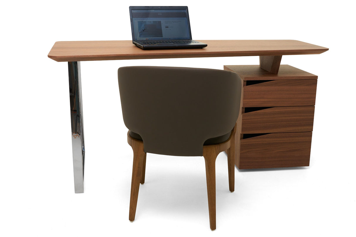 Modern Walnut Desk - VGHB-364P-W | VIG