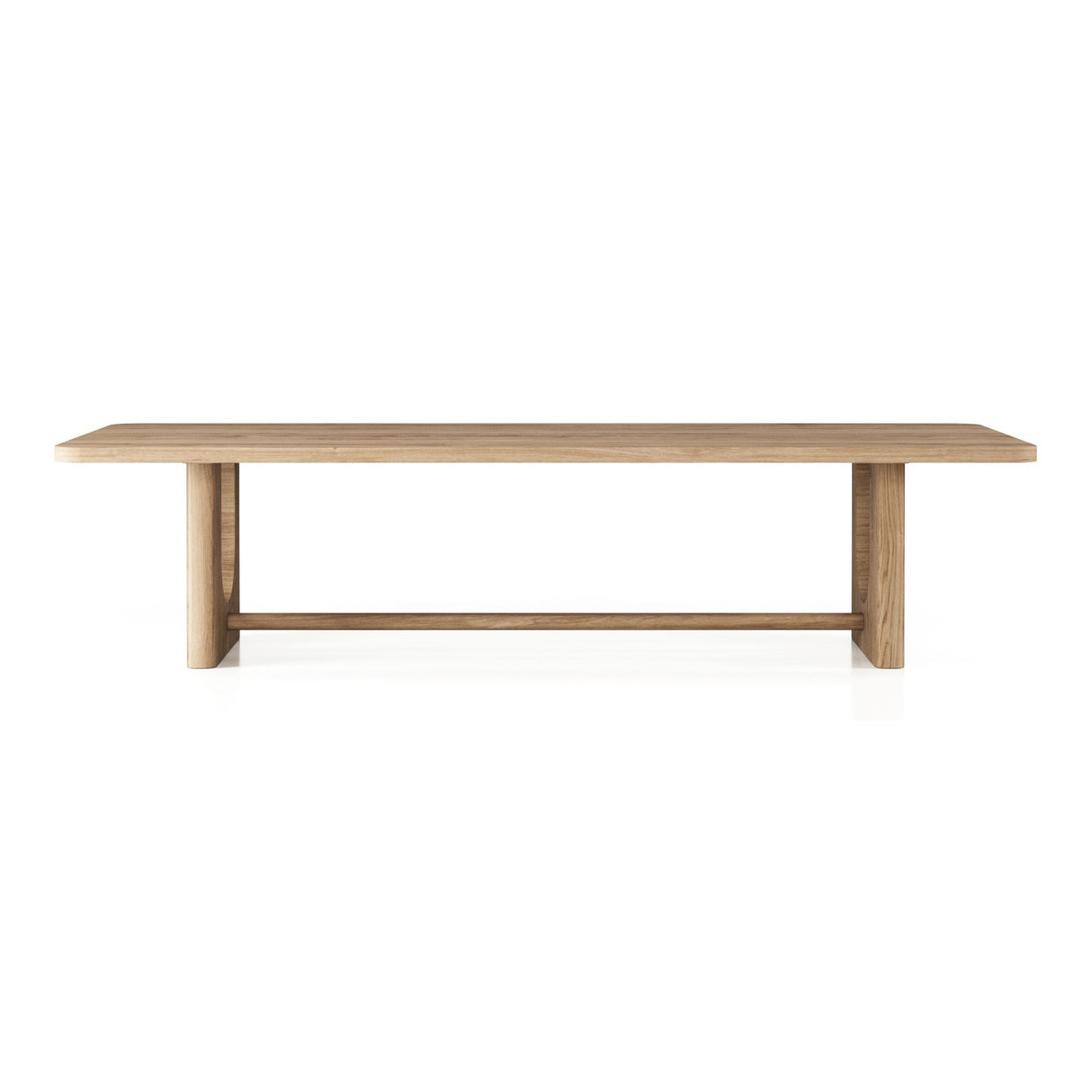 Walz - Modern Natural Oak Rectangular Dining Table - View Image 1