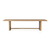 Walz - Modern Natural Oak Rectangular Dining Table - View Image 1