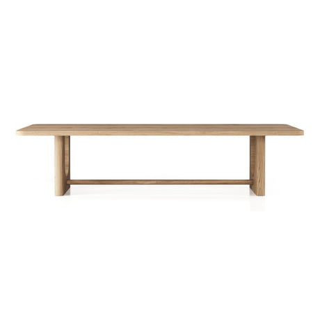Walz - Modern Natural Oak Rectangular Dining Table - View Image 1