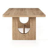 Walz - Modern Natural Oak Rectangular Dining Table - View Image 1