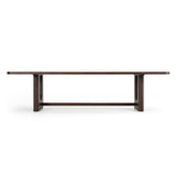 Walz - Modern Brown Oak Rectangular Dining Table - View Image 1