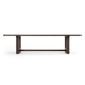Walz - Modern Brown Oak Rectangular Dining Table - View Image 1