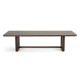 Walz - Modern Brown Oak Rectangular Dining Table - View Image 1