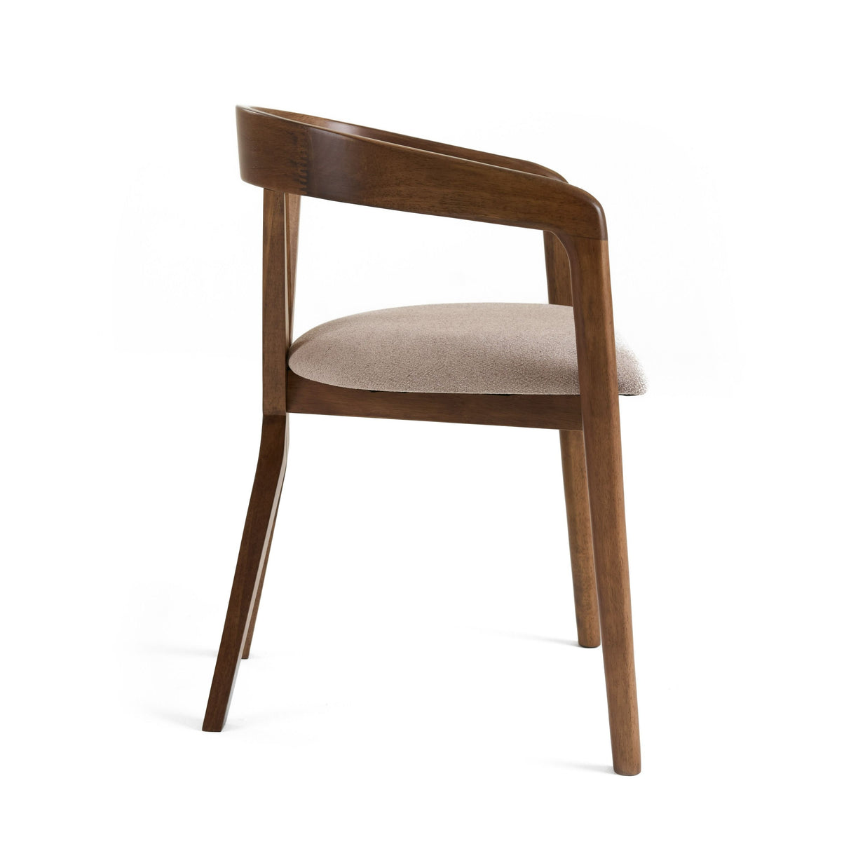 Modrest Weiss - Modern Walnut Round Dining Table + 6 Chair Set | VIG - Home Elegance USA