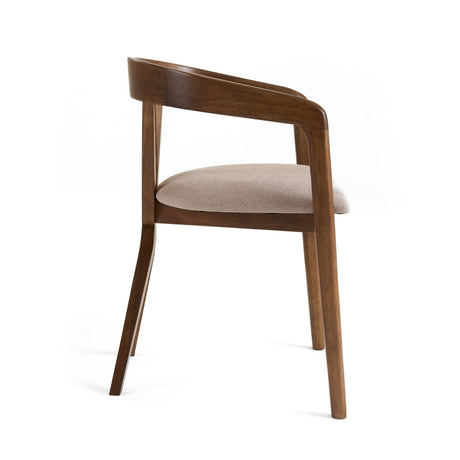 Modrest Weiss - Modern Walnut Round Dining Table + 6 Chair Set | VIG - Home Elegance USA