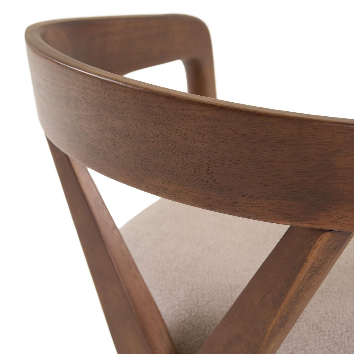Modrest Weiss - Modern Walnut Round Dining Table + 6 Chair Set | VIG - Home Elegance USA