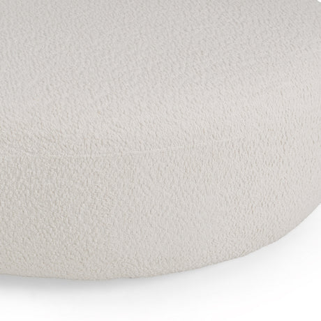 Weldon - Modern Off-White Fabric Curved Sectional Sofa - View Image 1