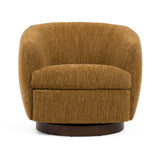 Vig Furniture Divani Casa Wendt - Modern Mustard Fabric Swivel Accent Chair - Home Elegance USA