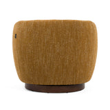 Vig Furniture Divani Casa Wendt - Modern Mustard Fabric Swivel Accent Chair - Home Elegance USA