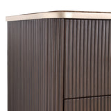 West Kensington 2-Drawer Nightstand – Frame Closeup View | Aico by Michael Amini