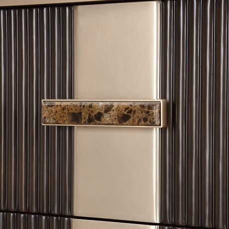 West Kensington Dresser – Espresso Handle Details - Aico