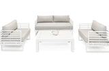 Wharf - Outdoor Light Grey and White Sofa Set - View Image 1